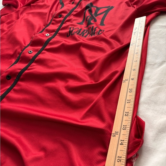 Scarface Red Baseball Jersey - Picture 4 of 4
